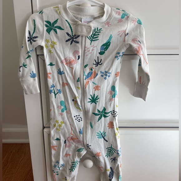 Hanna Andersson tropical print cotton sleeper 12-18m - Picture 1 of 2